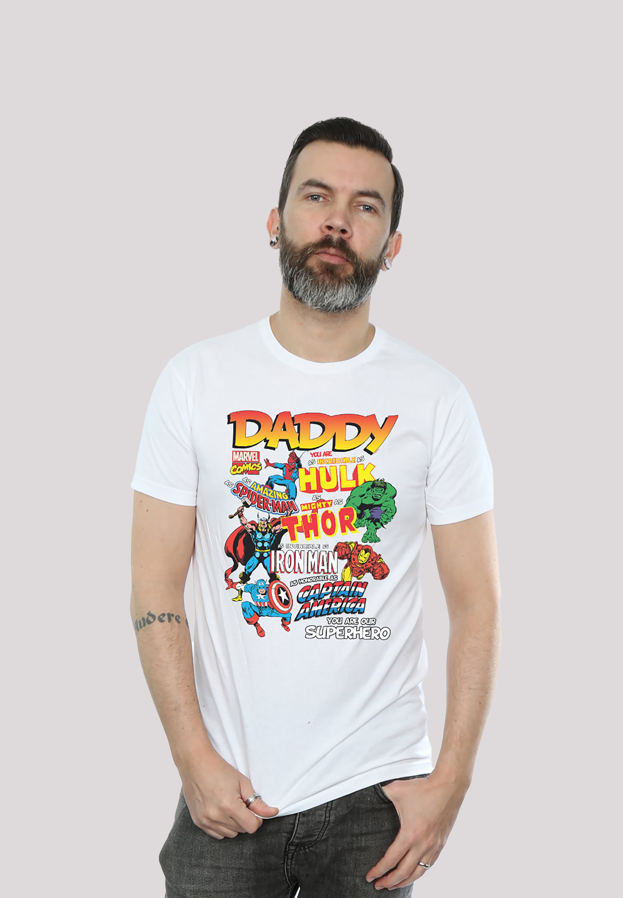 F4NT4STIC T-Shirt "Marvel Comics Our Dad Superhero", Print günstig online kaufen