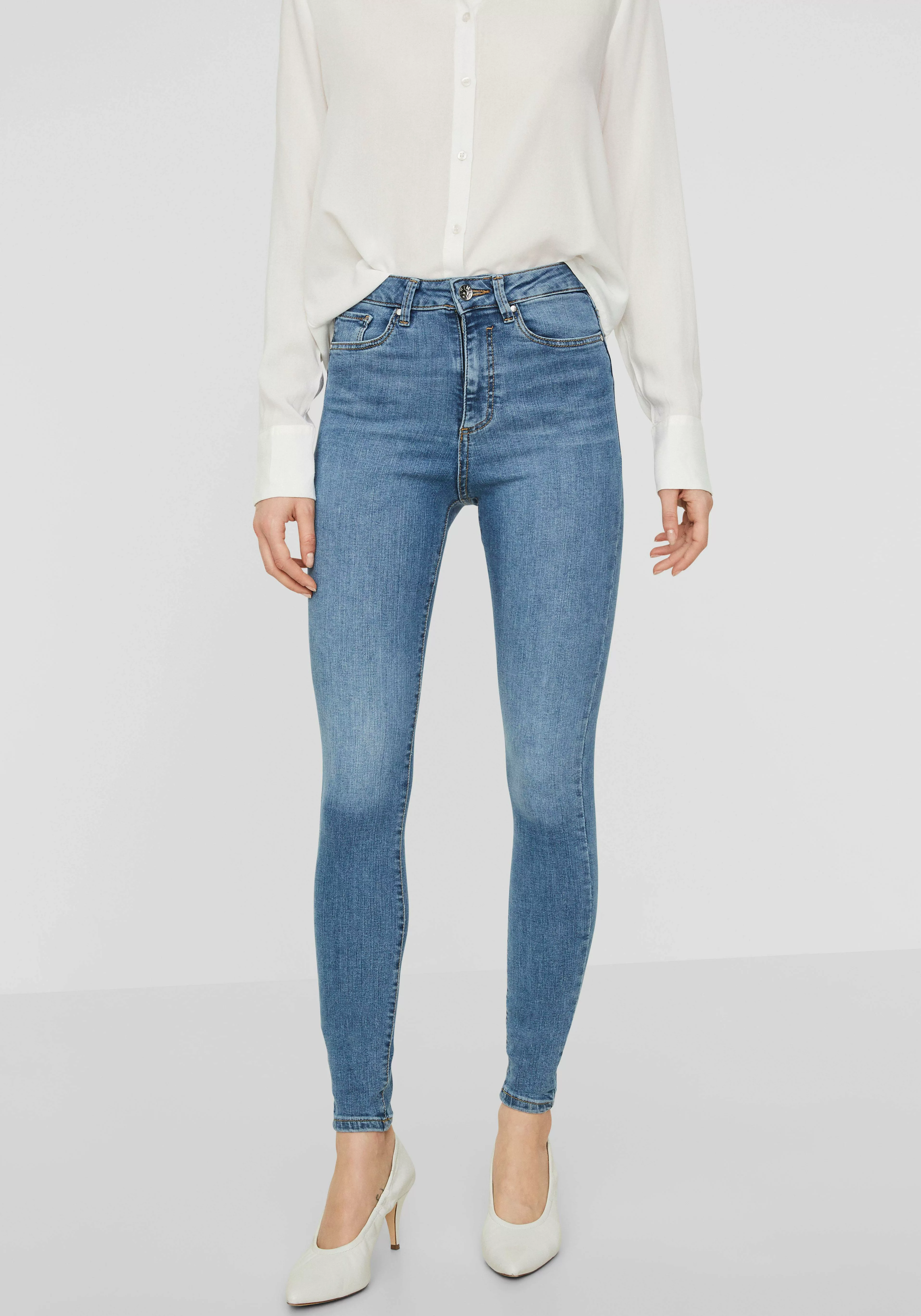 Vero Moda Skinny-fit-Jeans VMSOPHIA HW SKINNY JEANS LT BL NOOS günstig online kaufen