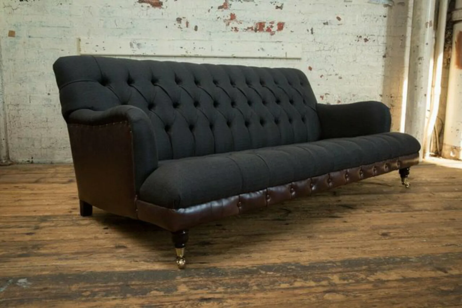 JVmoebel Chesterfield-Sofa klassische Chesterfield Couch 3 Sitzer Sofa Couc günstig online kaufen