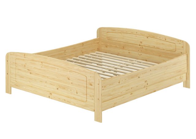 ERST-HOLZ Bett Seniorenbett Doppelbett hoher Sitz massiv Kiefer 180x200 Lat günstig online kaufen