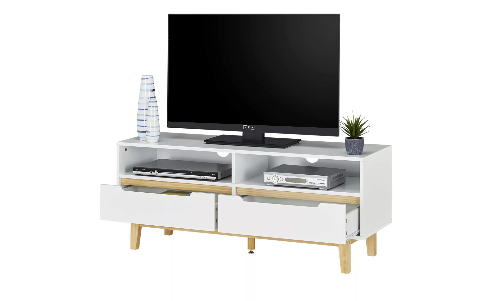 TV-Lowboard  Brescia ¦ weiß ¦ Maße (cm): B: 120 H: 49,5 T: 38 Kommoden & Si günstig online kaufen