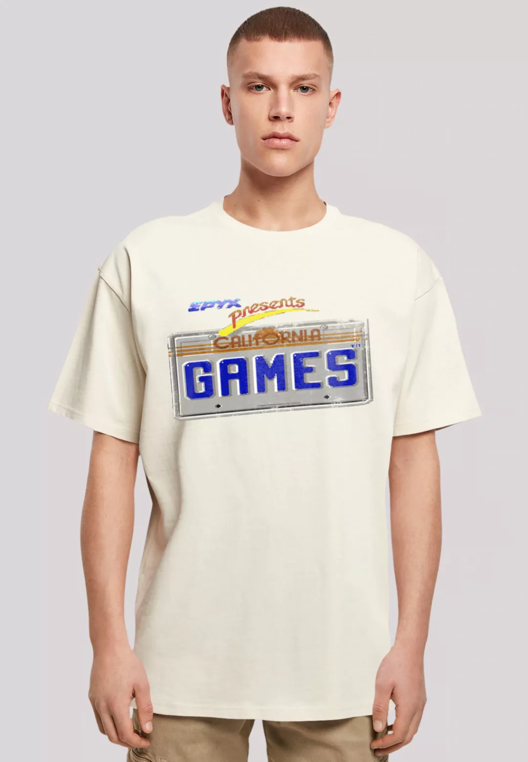 F4NT4STIC T-Shirt "California Games Plate", Print günstig online kaufen