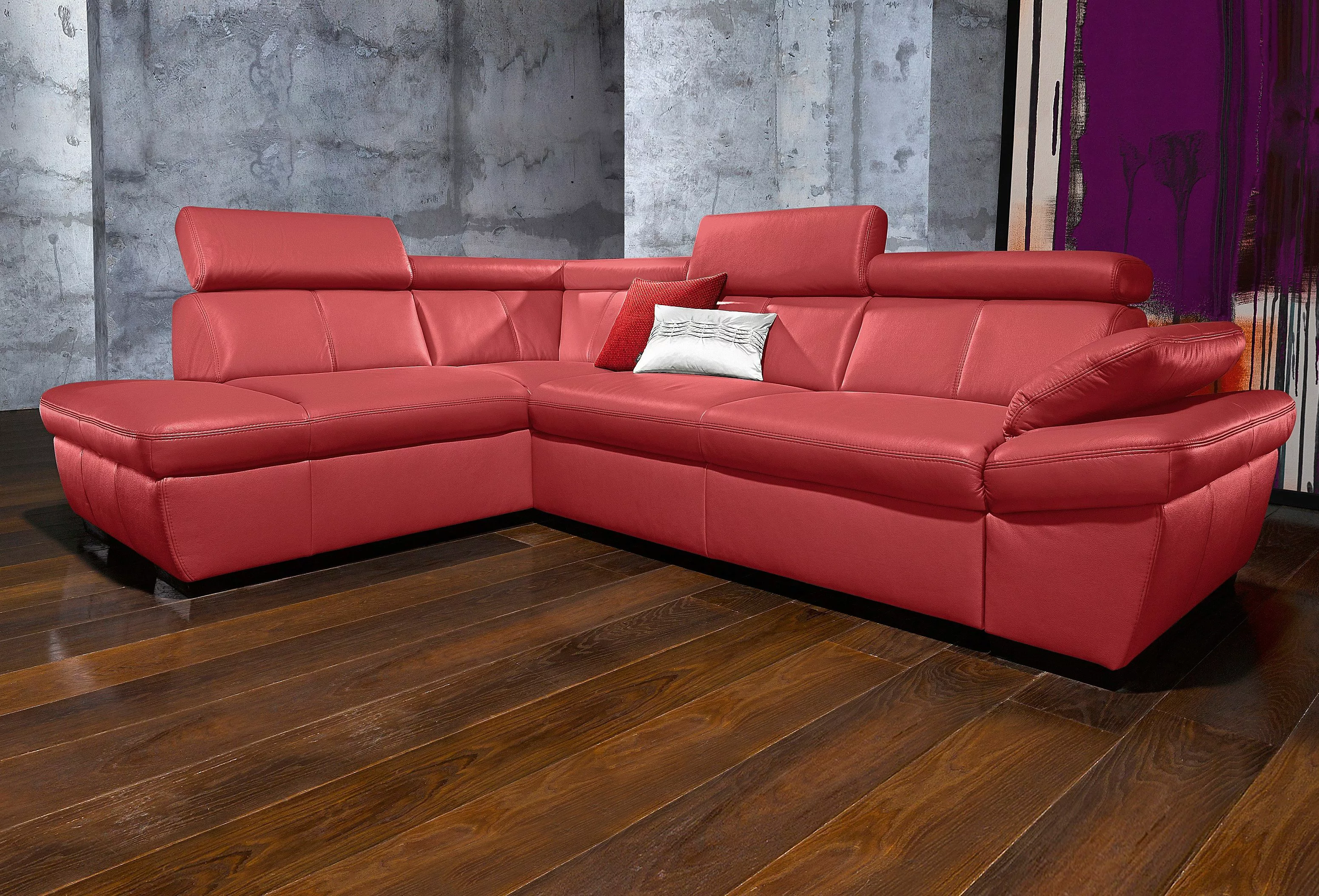 exxpo - sofa fashion Ecksofa "Salerno, klassisch modernes Funktionssofa, ho günstig online kaufen