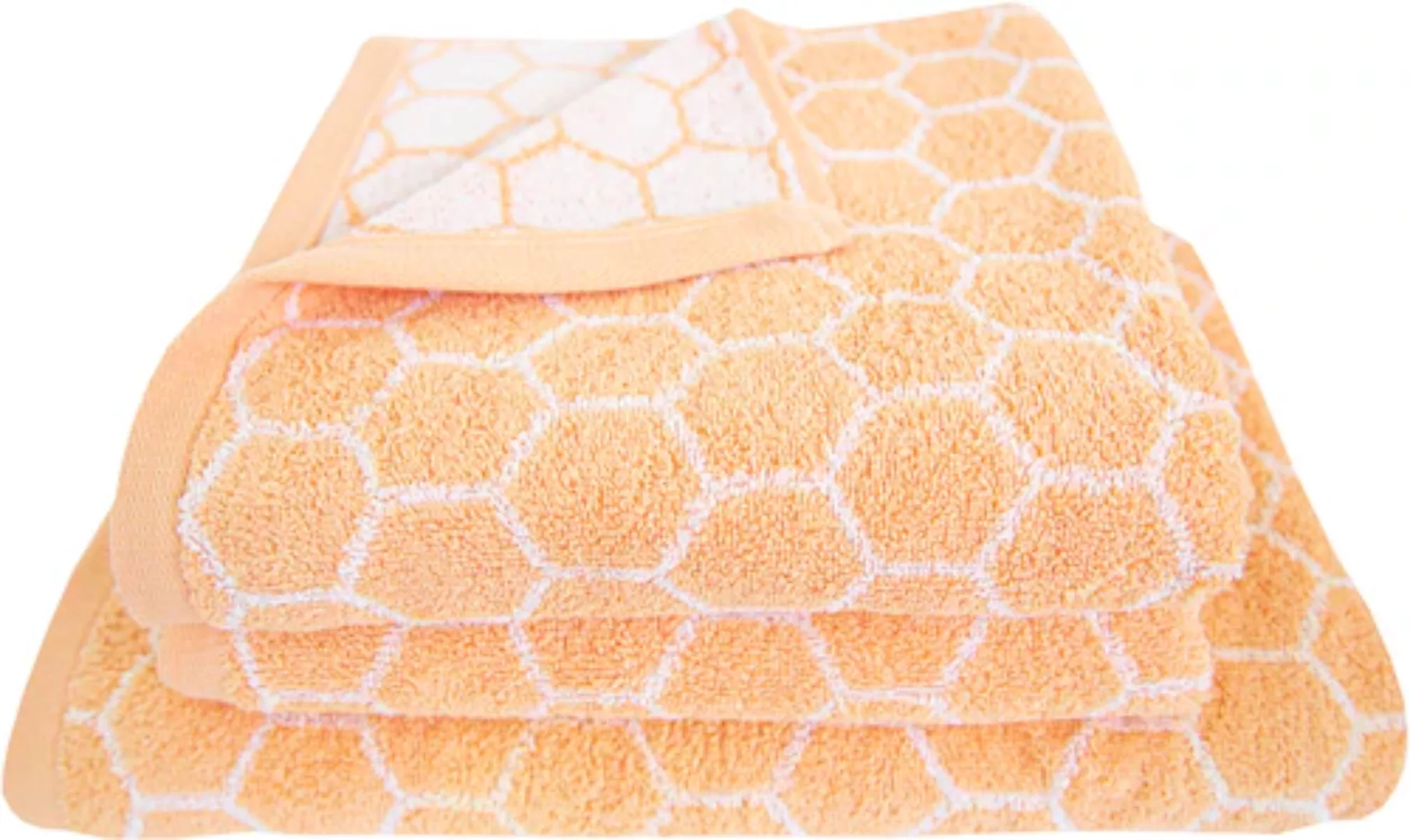 Dyckhoff Handtuch Set »Pure Natural Honey«, (Set, 3 St., 2 Handtücher (50x1 günstig online kaufen