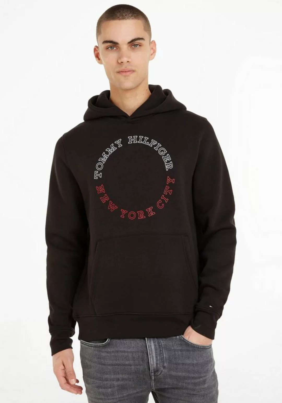 Tommy Hilfiger Kapuzensweatshirt MONOTYPE ROUNDALL HOODY günstig online kaufen