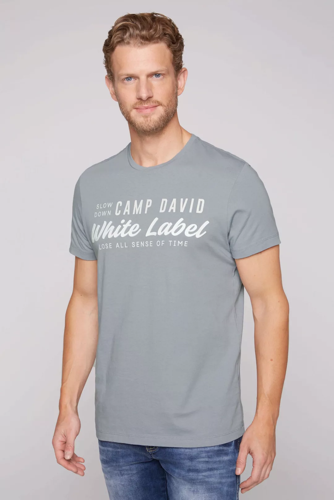 CAMP DAVID Rundhalsshirt, aus Baumwolle günstig online kaufen