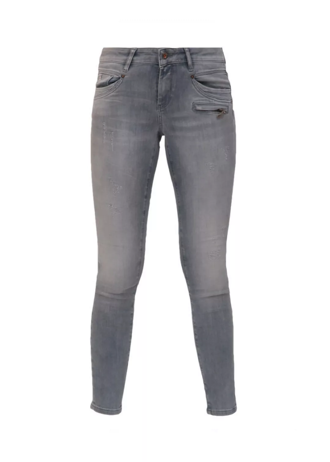 M.O.D. Damen Jeans SUZY - Skinny Fit - Grau - Hippo Grey günstig online kaufen