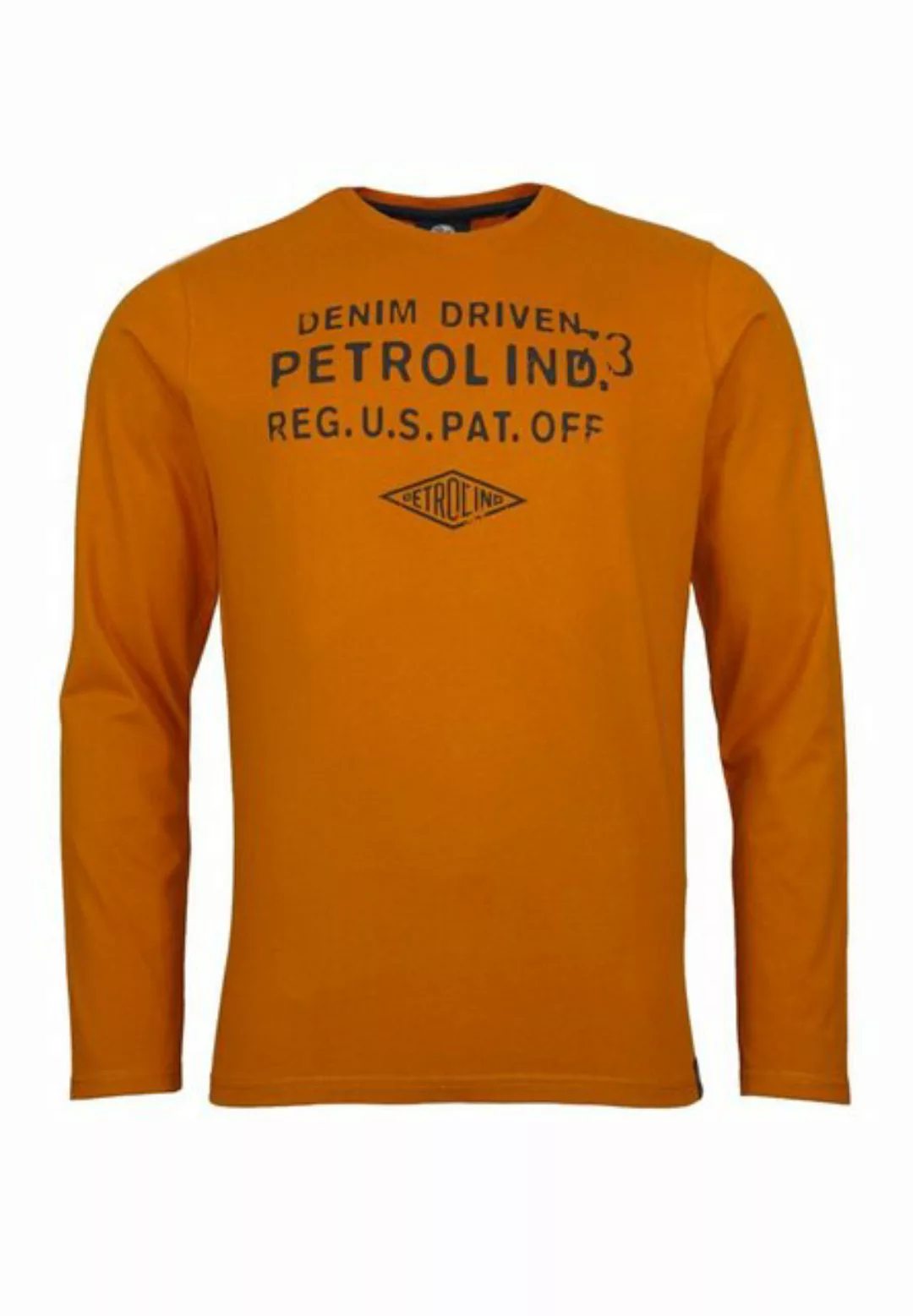 Petrol Industries Longsleeve Shirt Langarmshirt mit Rundhals und Logo-Print günstig online kaufen