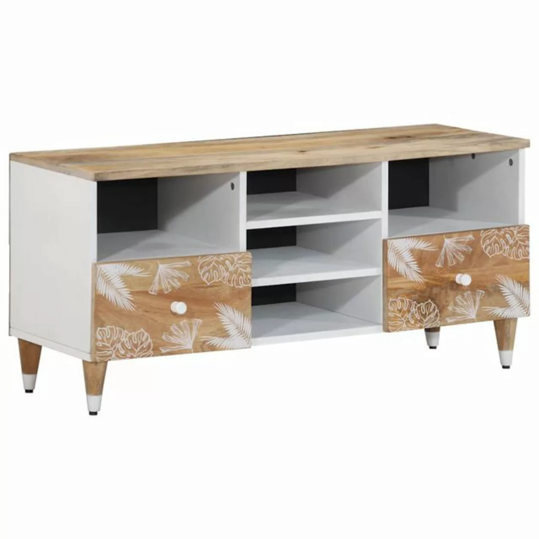 vidaXL TV-Schrank TV-Schrank 100x33,5x46 cm Massivholz (1-St) günstig online kaufen