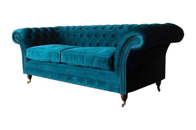 Xlmoebel Sofa Designer 3-Sitzer Chesterfield Polstersofa Lounge Sofa, Herge günstig online kaufen