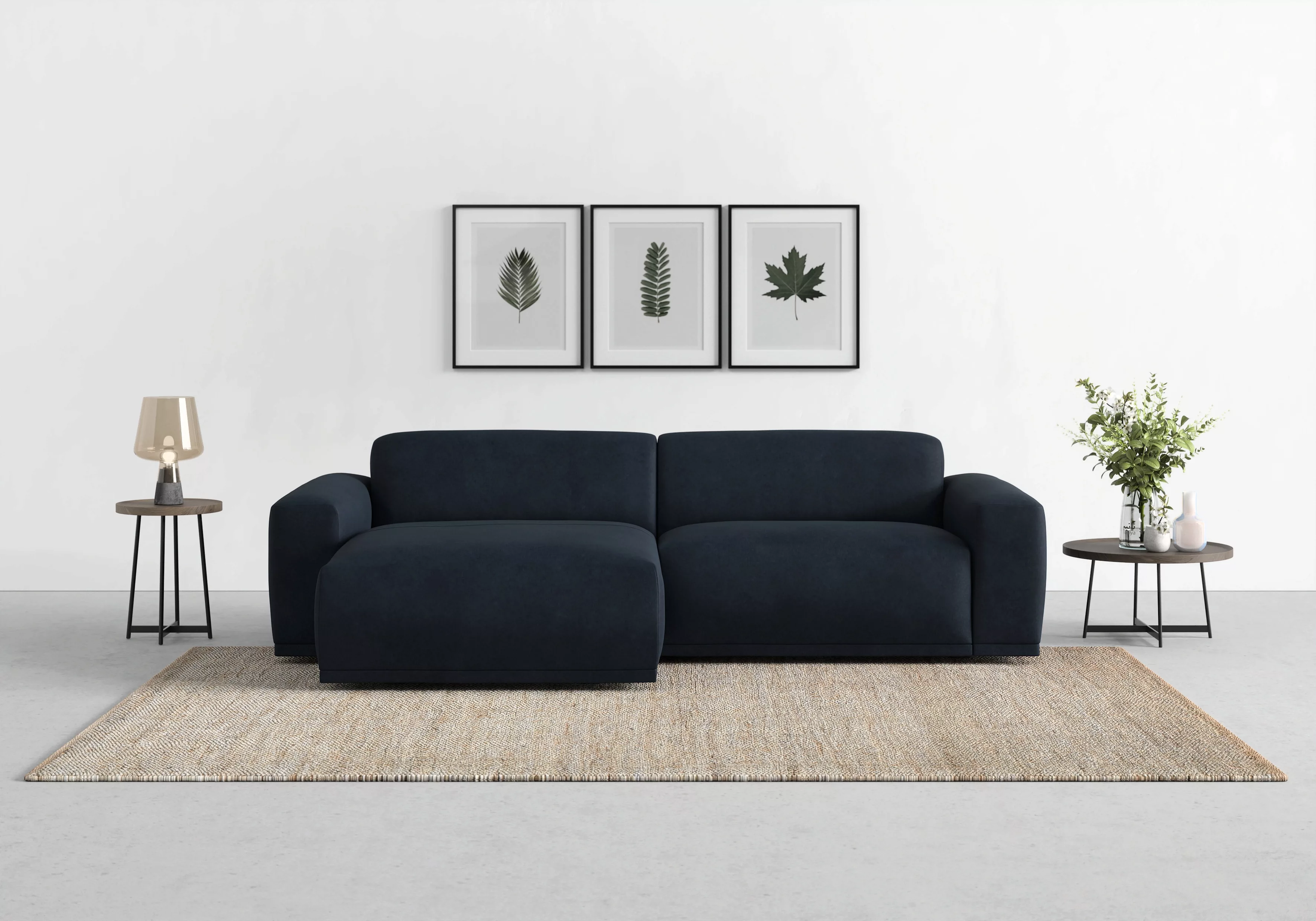 TRENDMANUFAKTUR Ecksofa "Braga, mit hochwertigem Kaltschaum, L-Form, in Cor günstig online kaufen