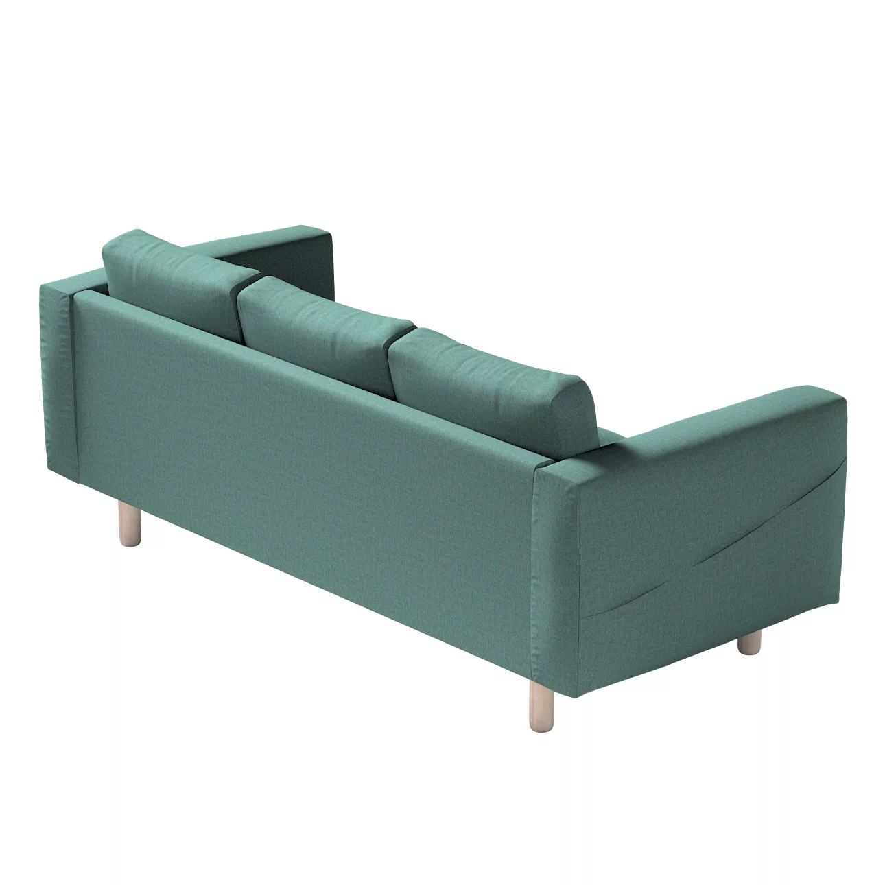 Bezug für Norsborg 3-Sitzer Sofa, türkis, Norsborg 3-Sitzer Sofabezug, Madr günstig online kaufen