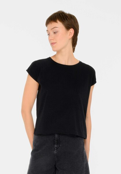 Damen T-shirt In Trendy Kastigem Schnitt günstig online kaufen