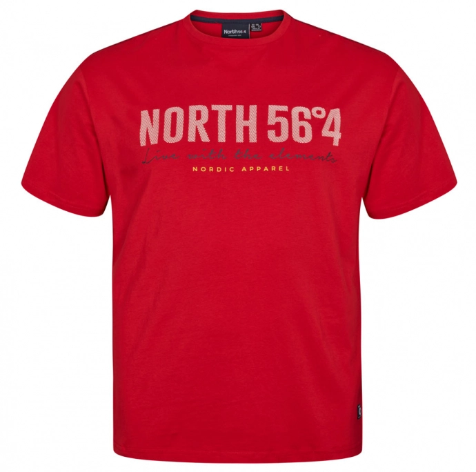 north 56 4 Rundhalsshirt T-Shirt von North 56°4 bedruckt in XXL Größen, bla günstig online kaufen