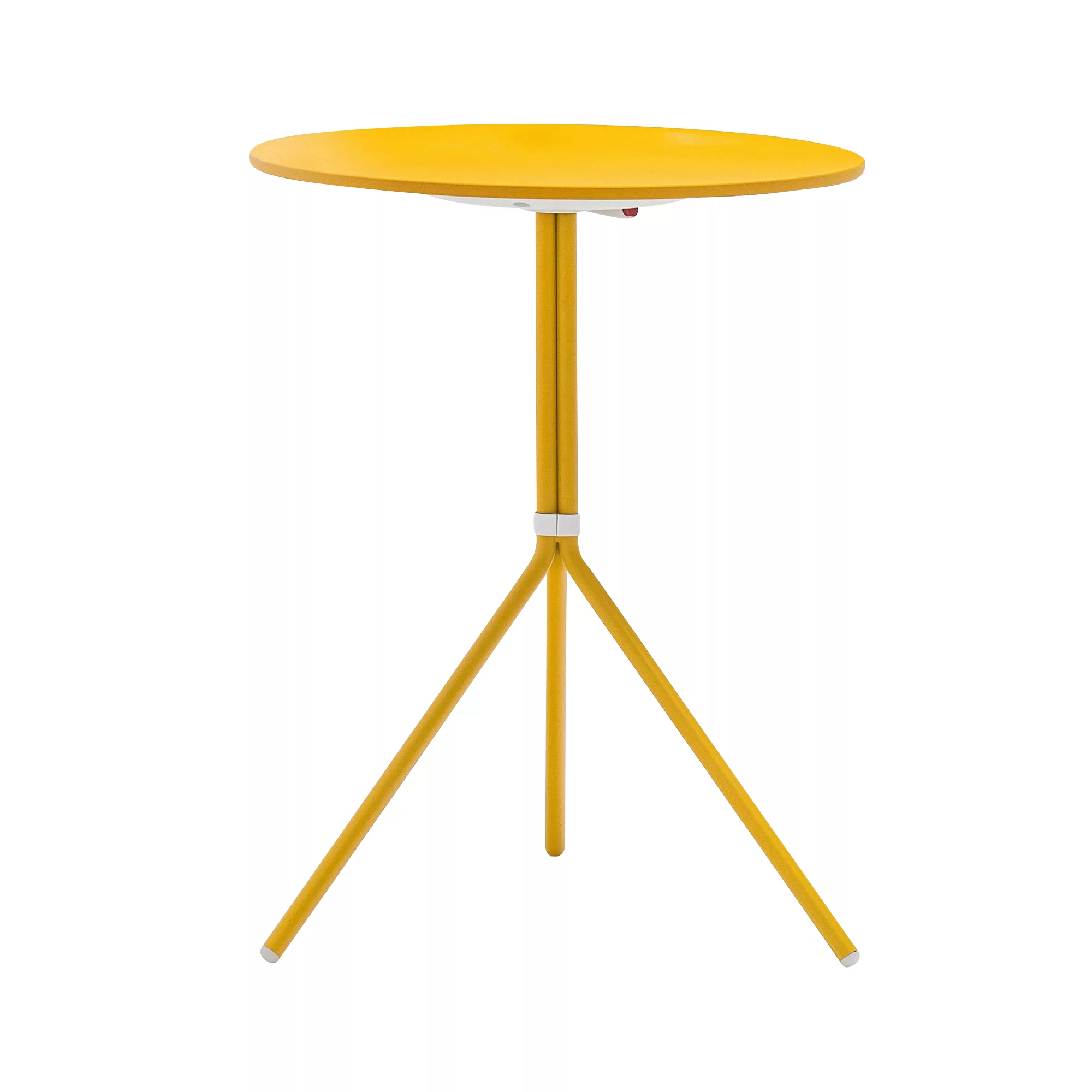 Pedrali - Nolita 5453T Gartentisch rund H 72cm - gelb/lackiert/H 72cm /Tisc günstig online kaufen