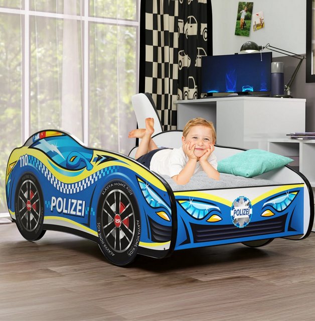 Alavya Home® Autobett Polizei Racing Car Limited Edition (Autobett 70x140 c günstig online kaufen