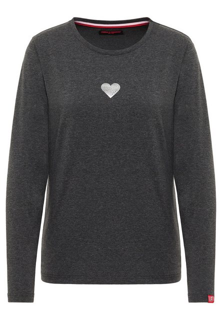 Frieda & Freddies NY Longsleeve Longsleeve Shirt mit dezenten Farbdetails günstig online kaufen