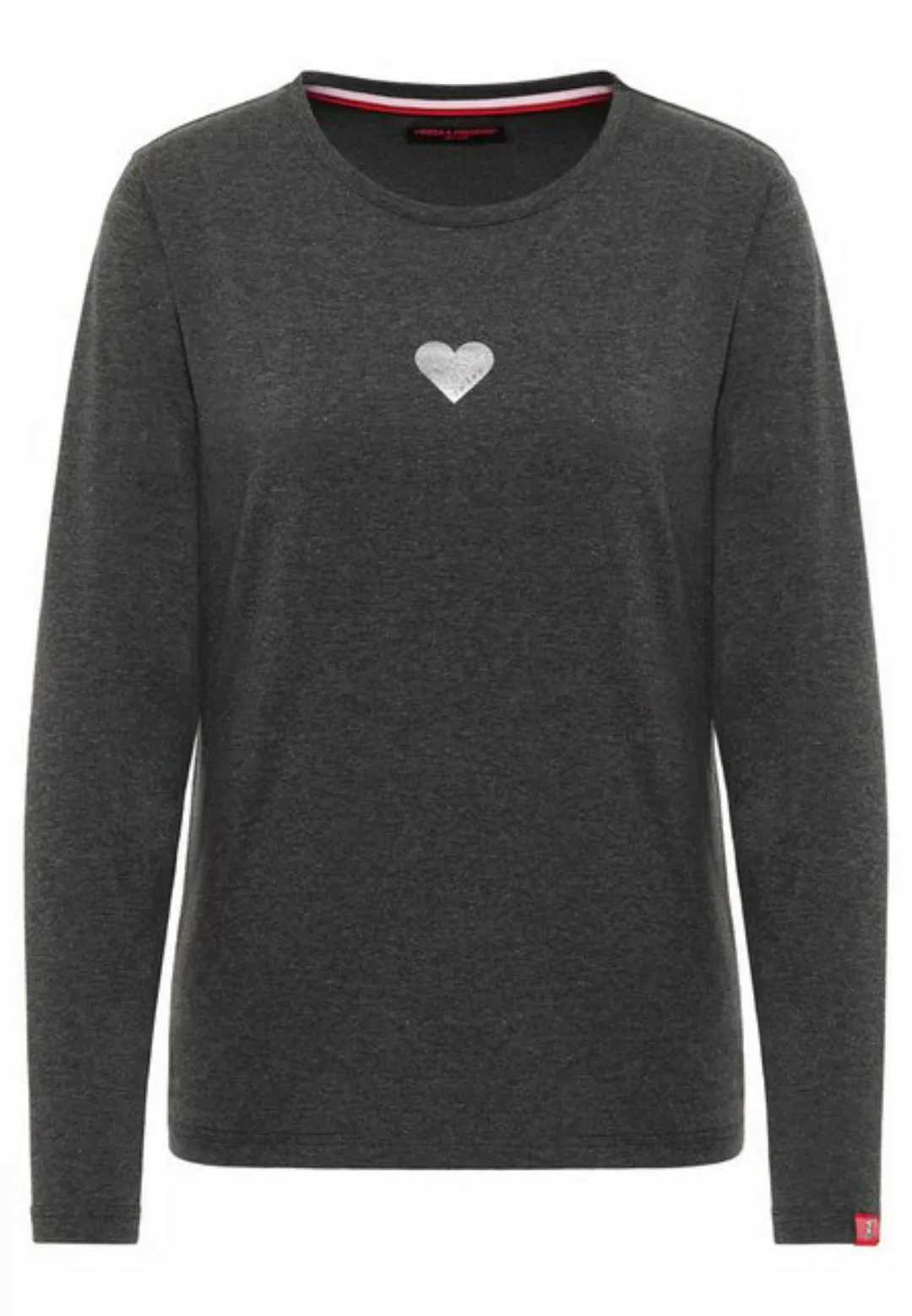 Frieda & Freddies NY Longsleeve Longsleeve Shirt mit dezenten Farbdetails günstig online kaufen