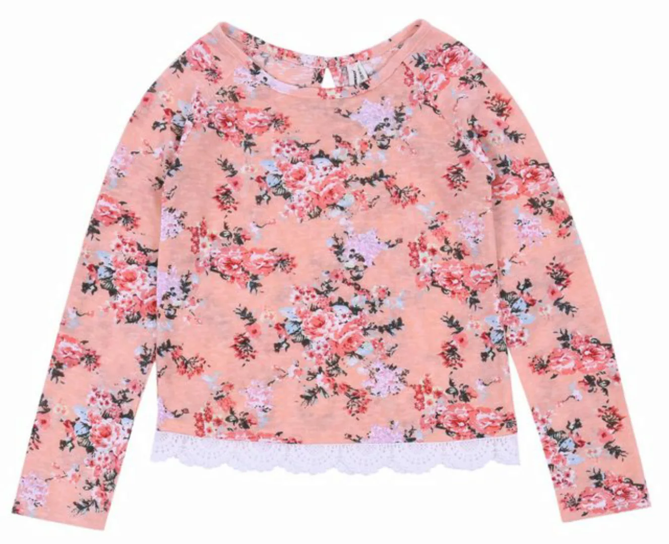 Sarcia.eu Langarmbluse Pfirsichfarbene Bluse mit Blumen gemustert 6-7 Jahre günstig online kaufen