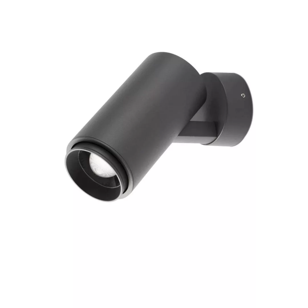 LED Wandspot Plom in Dunkelgrau 8,5W 635lm IP64 günstig online kaufen