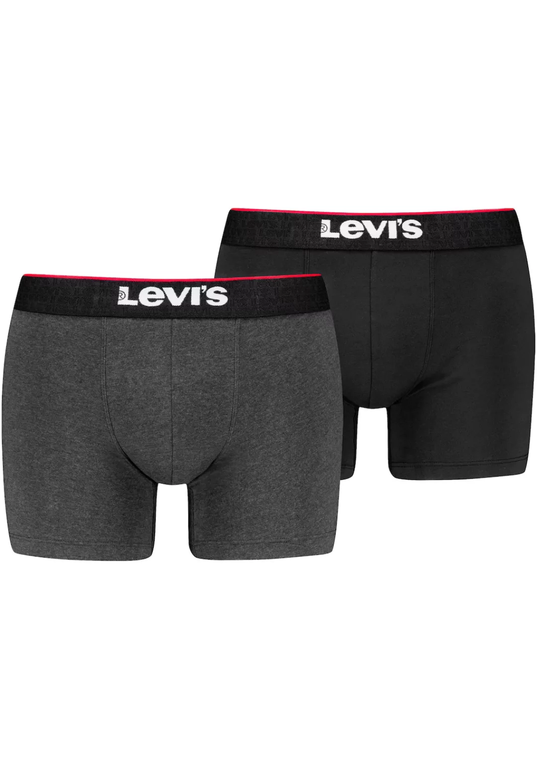 Levis Boxershorts, (2er-Pack), mit farbbesetztem Webgummibund günstig online kaufen