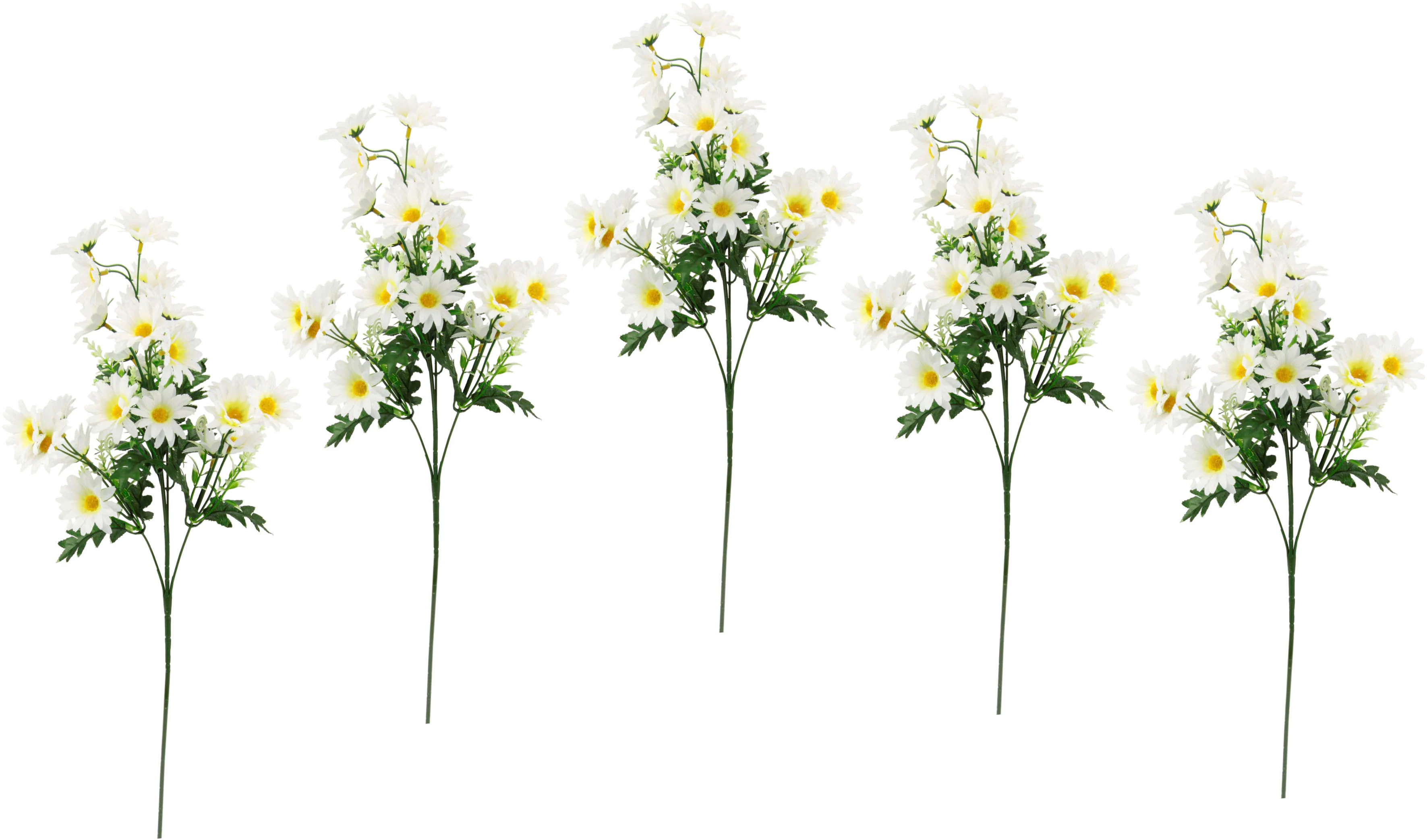 I.GE.A. Kunstblume "Margeritenzweig", 5er Set Narzisse künstliche Blume Ost günstig online kaufen