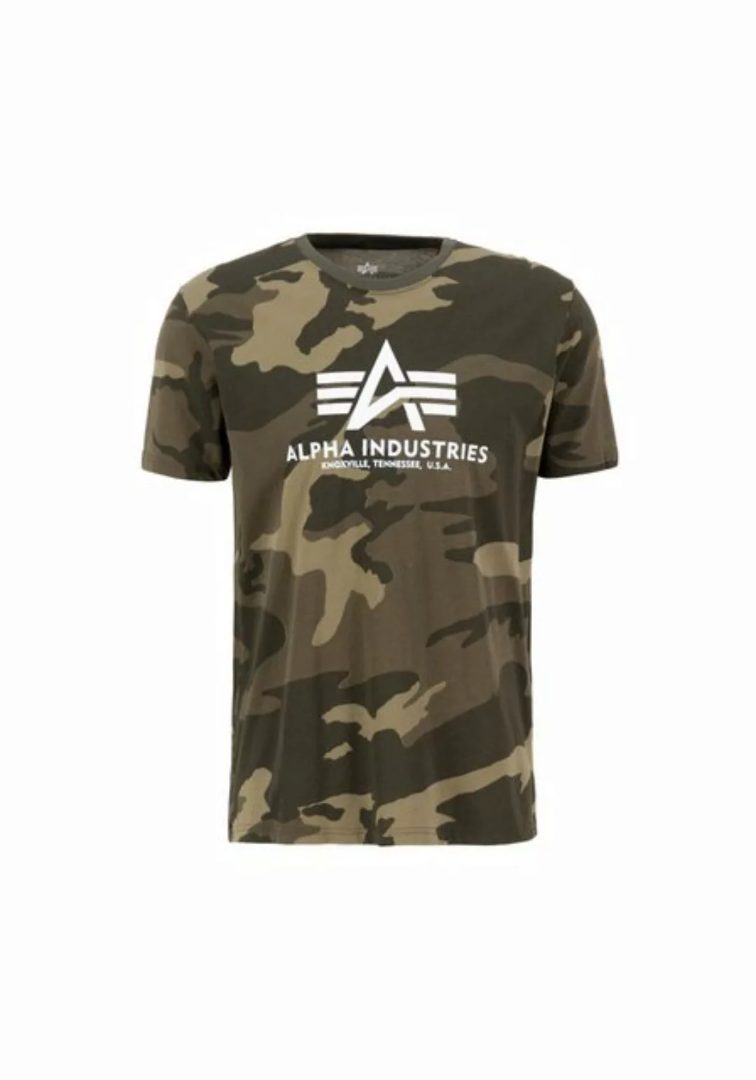 Alpha Industries T-Shirt Alpha Industries Men - T-Shirts Basic T-Shirt Camo günstig online kaufen