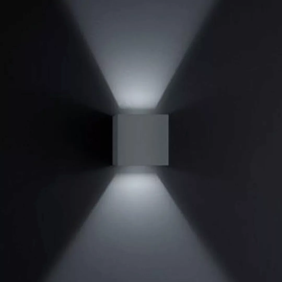 Helestra - Siri 44 LED Außenwandleuchte - schwarz/matt/BxHxT 10x10x10cm/300 günstig online kaufen