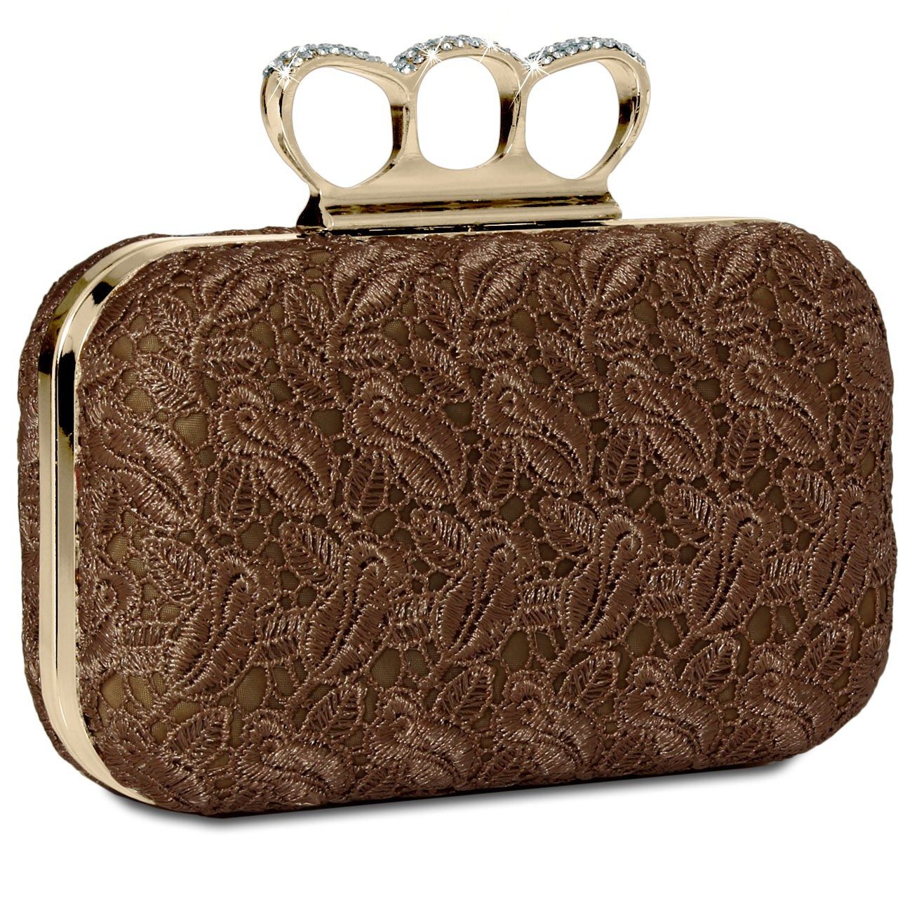 Caspar Clutch TA290 Damen Schlagring Box günstig online kaufen