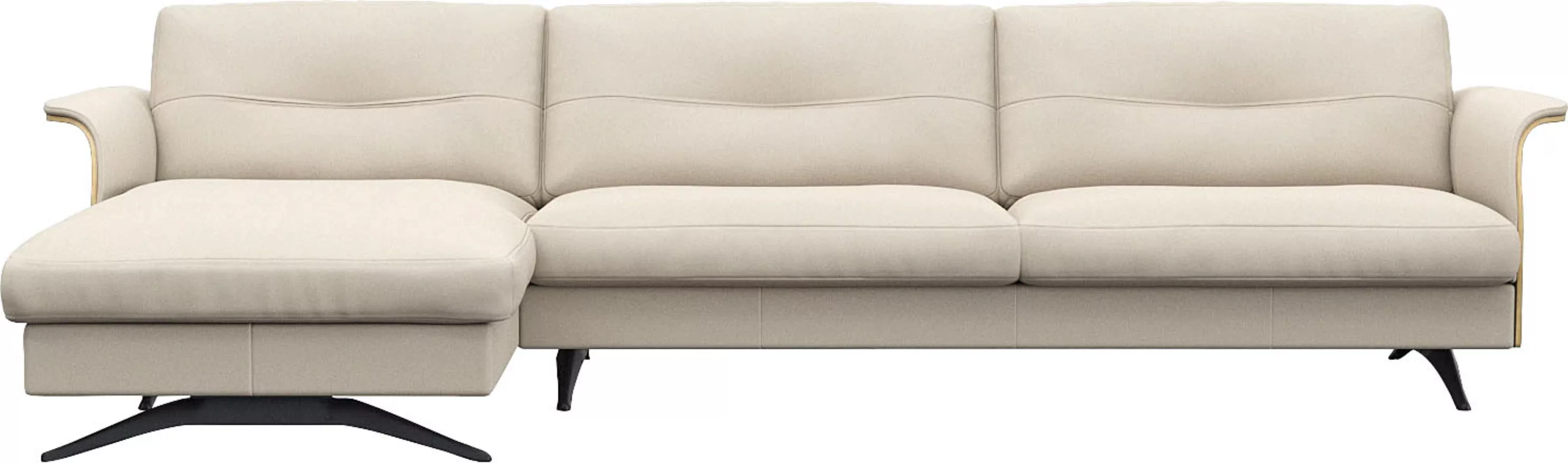 FLEXLUX Ecksofa "Glow, super bequem durch hochwertigem Sitzaufbau mit Feder günstig online kaufen