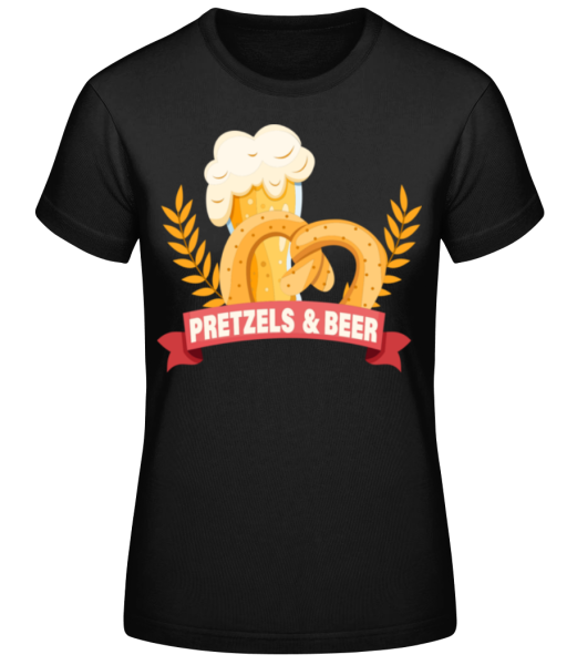 Pretzels And Beer · Frauen Basic T-Shirt günstig online kaufen