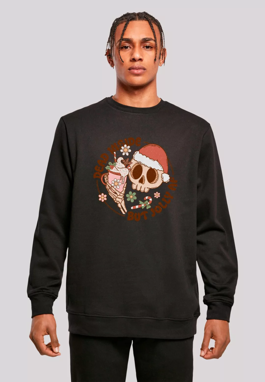 F4NT4STIC Sweatshirt "Dead inside but jolly AF Weihnachten", Premium Qualit günstig online kaufen