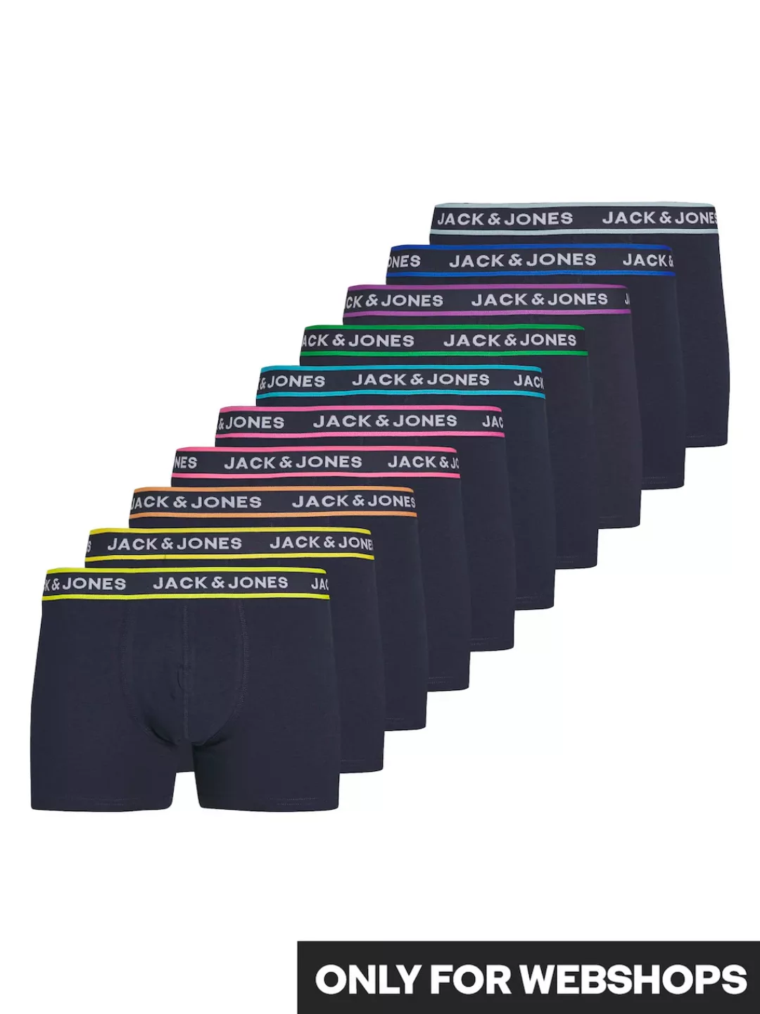 Jack & Jones Boxershorts "JACLIME SOLID TRUNKS 10 PACK", (Packung, 10 St.) günstig online kaufen