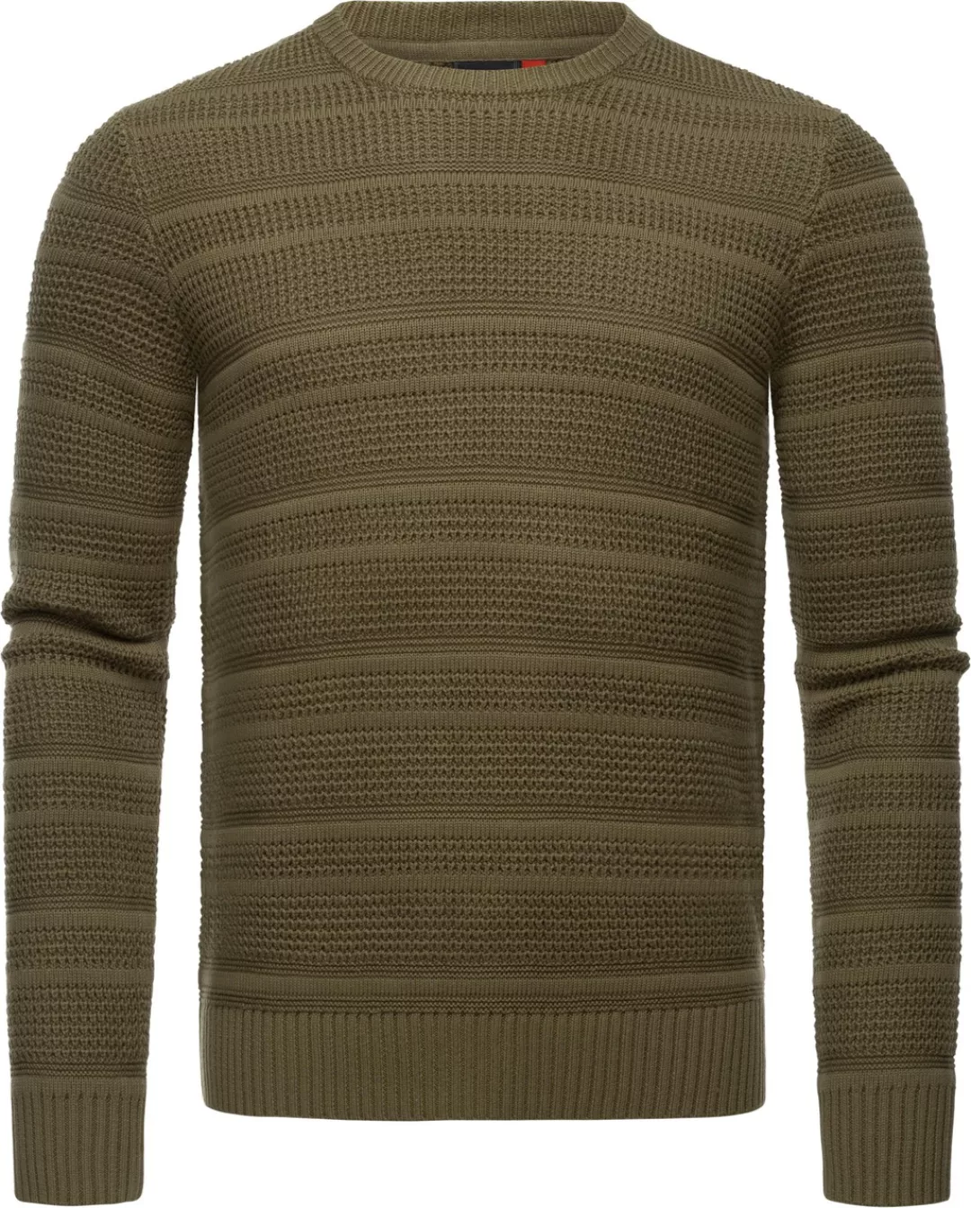 Ragwear Strickpullover "Gabrel", stylischer Herren Sweatpullover mit Rippbü günstig online kaufen