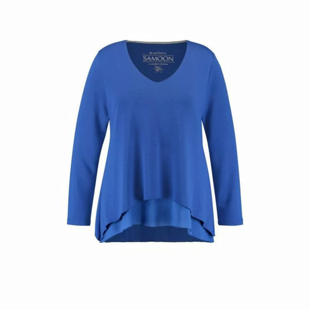 DAILY´S Langarmshirt blau regular (1-tlg) günstig online kaufen