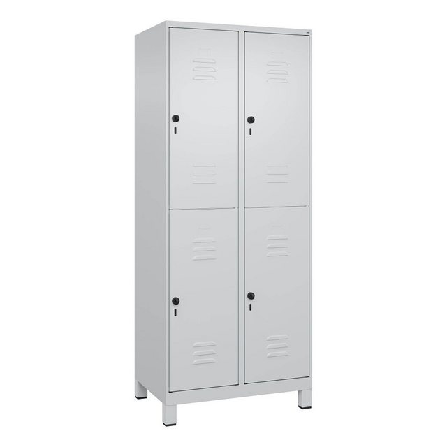 C+P Garderobenschrank Doppel-Garderobenschrank Classic Plus, Abteilbreite 4 günstig online kaufen