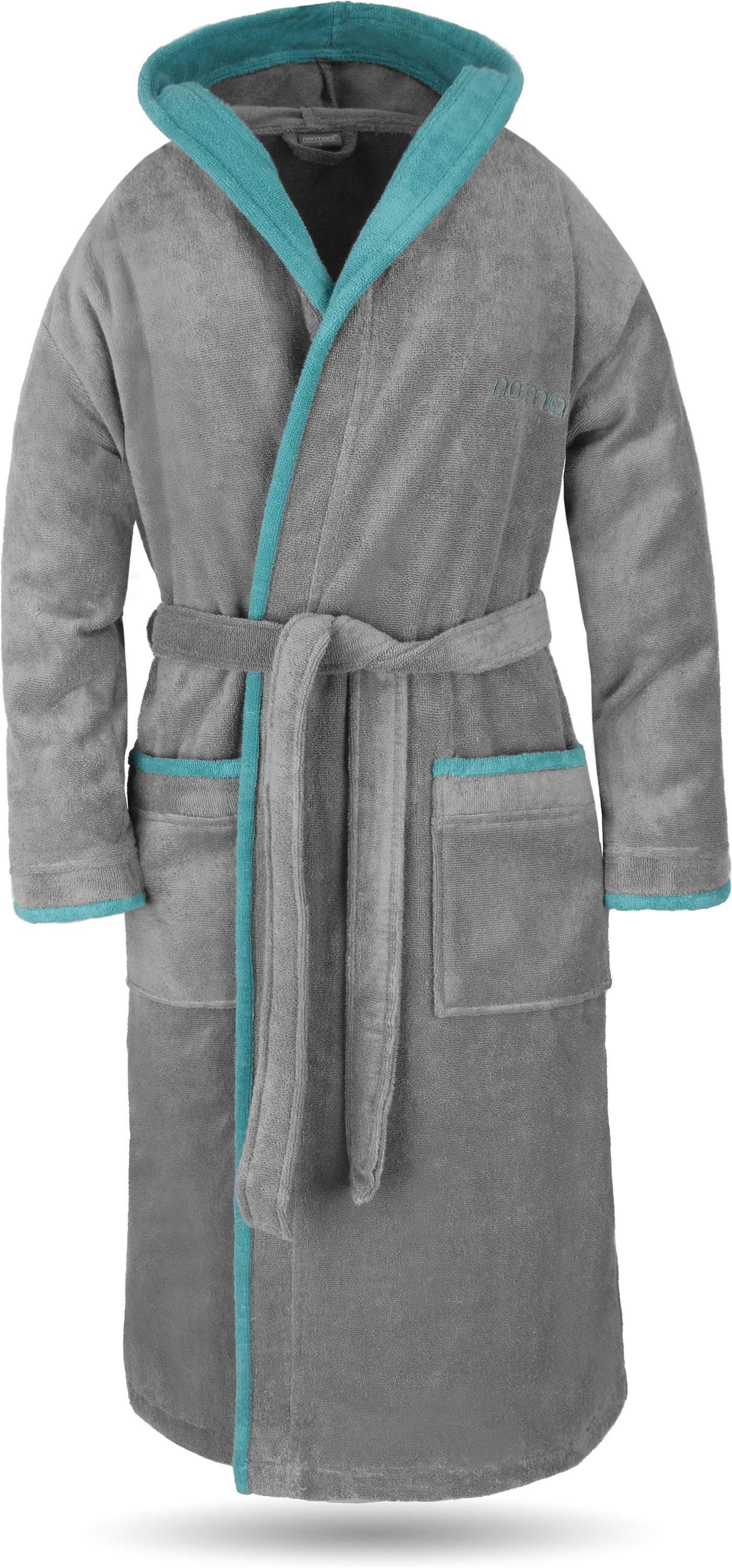 normani Unisex-Bademantel Unisex Baumwoll-Bademantel Rob, 122, günstig online kaufen