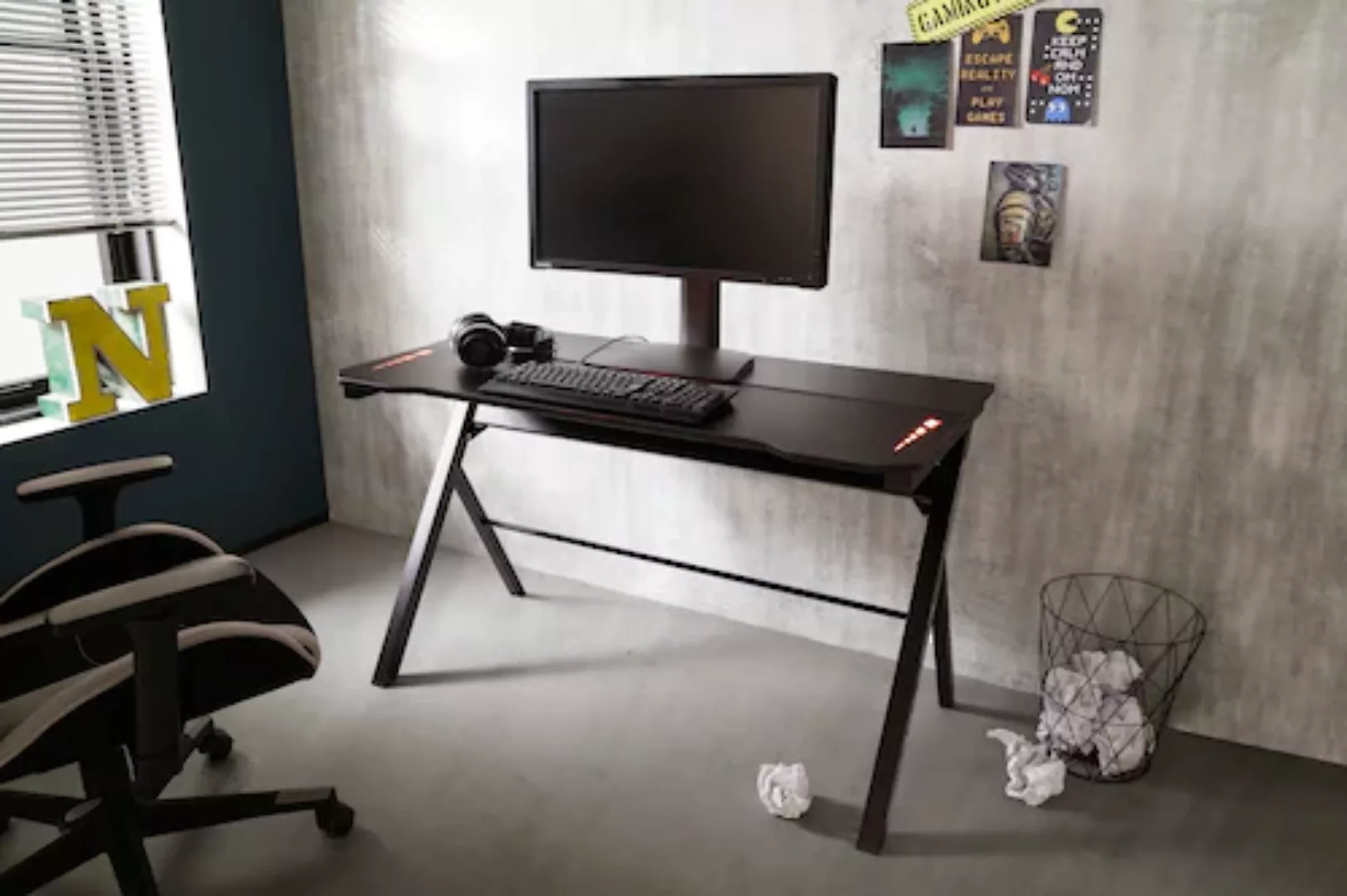 MCA furniture Gamingtisch »Gaming Tisch« günstig online kaufen