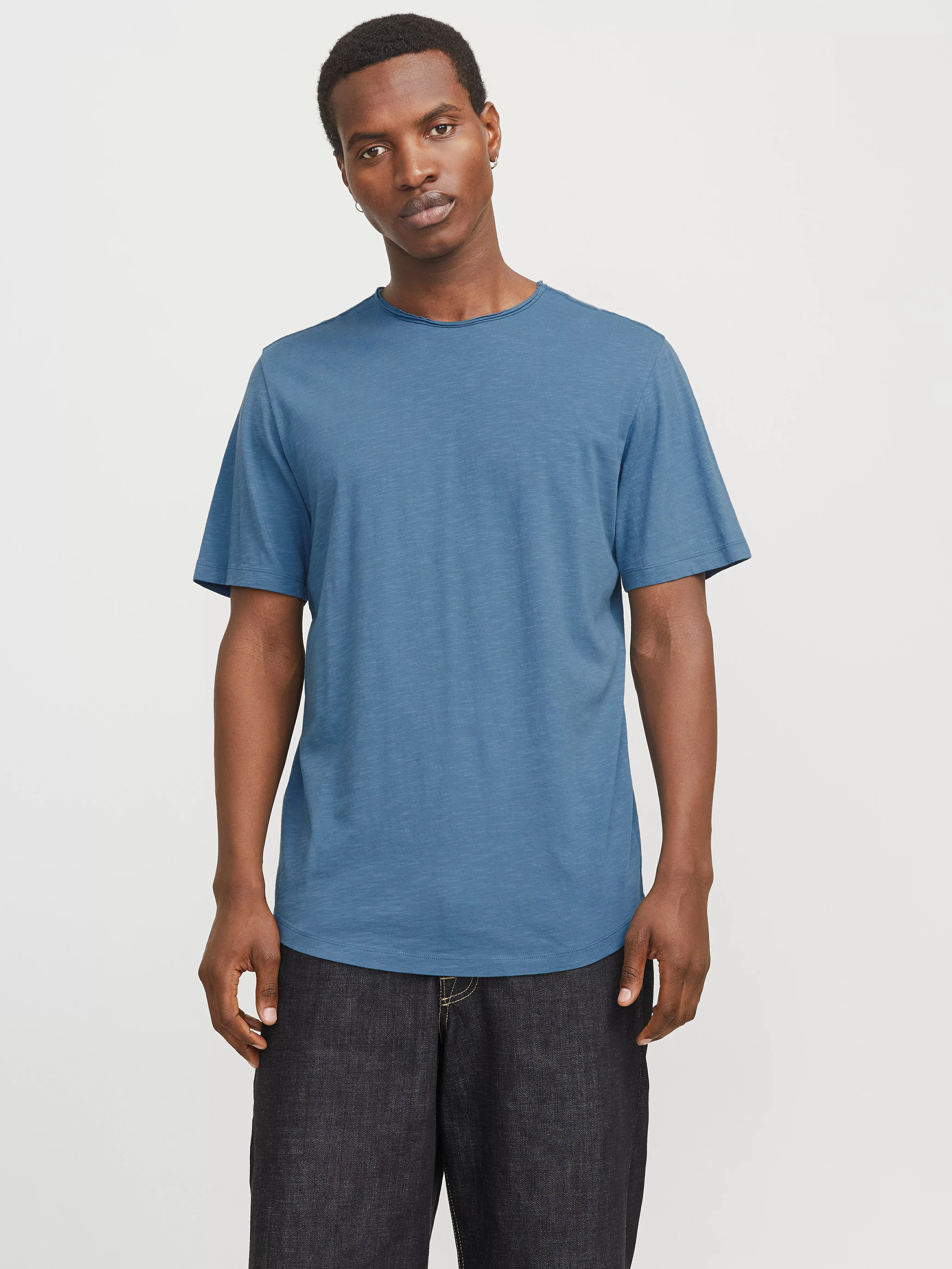 Jack & Jones Rundhalsshirt "JJEBASHER TEE O-NECK SS NOOS", mit Rundhalsauss günstig online kaufen