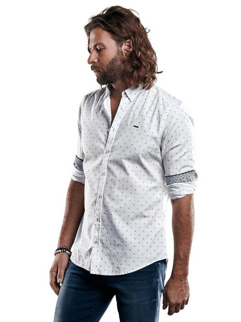 emilio adani Langarmhemd Hemd aus Cotton-Satin günstig online kaufen