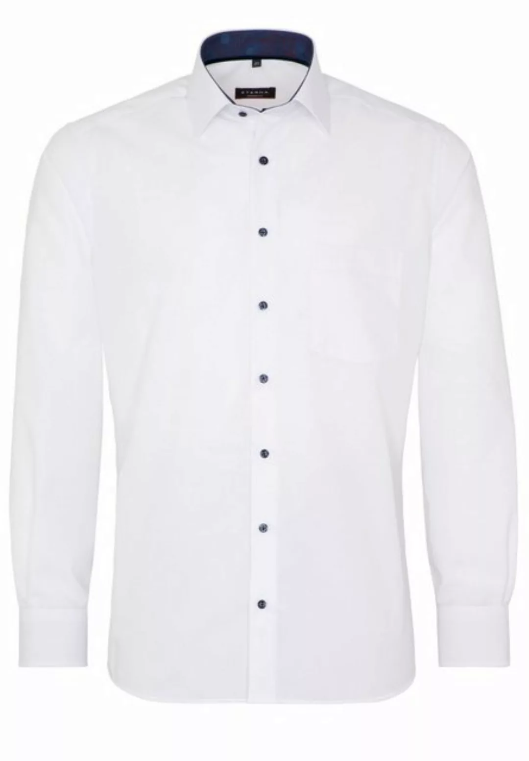Eterna Klassische Bluse ETERNA MODERN FIT Langarm Hemd weiß 8508-00-X15P günstig online kaufen