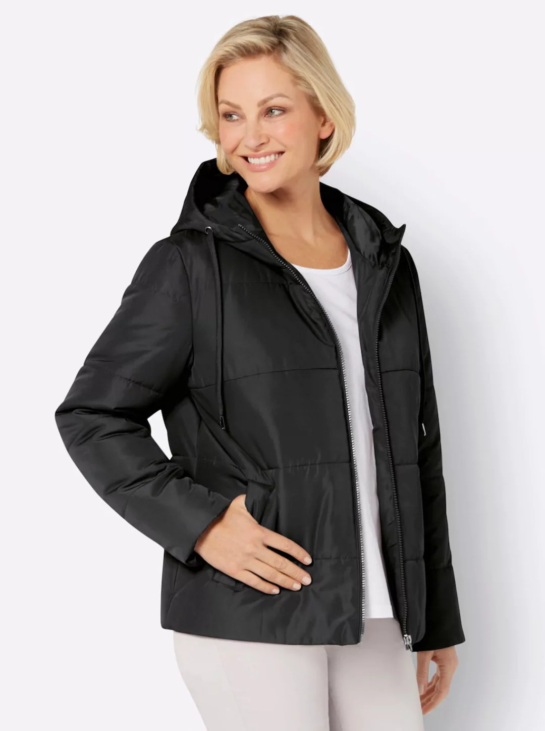 Classic Basics Steppjacke, mit Kapuze günstig online kaufen