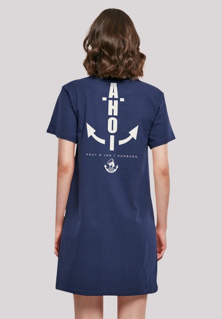 F4NT4STIC Shirtkleid "Ahoi Anker Knut & Jan Hamburg", Print günstig online kaufen