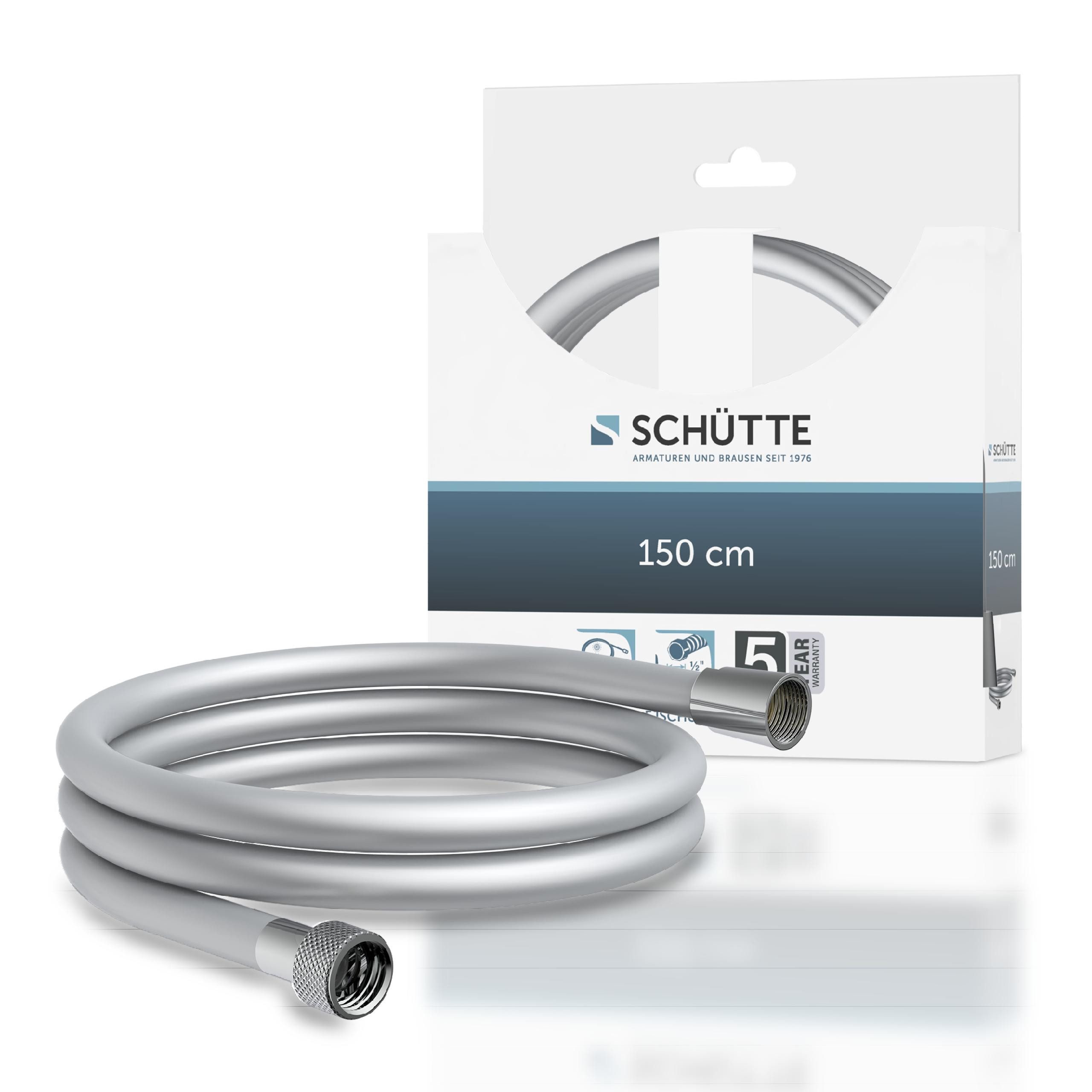 Schütte Brauseschlauch 150 cm Kunststoff Silberoptik günstig online kaufen