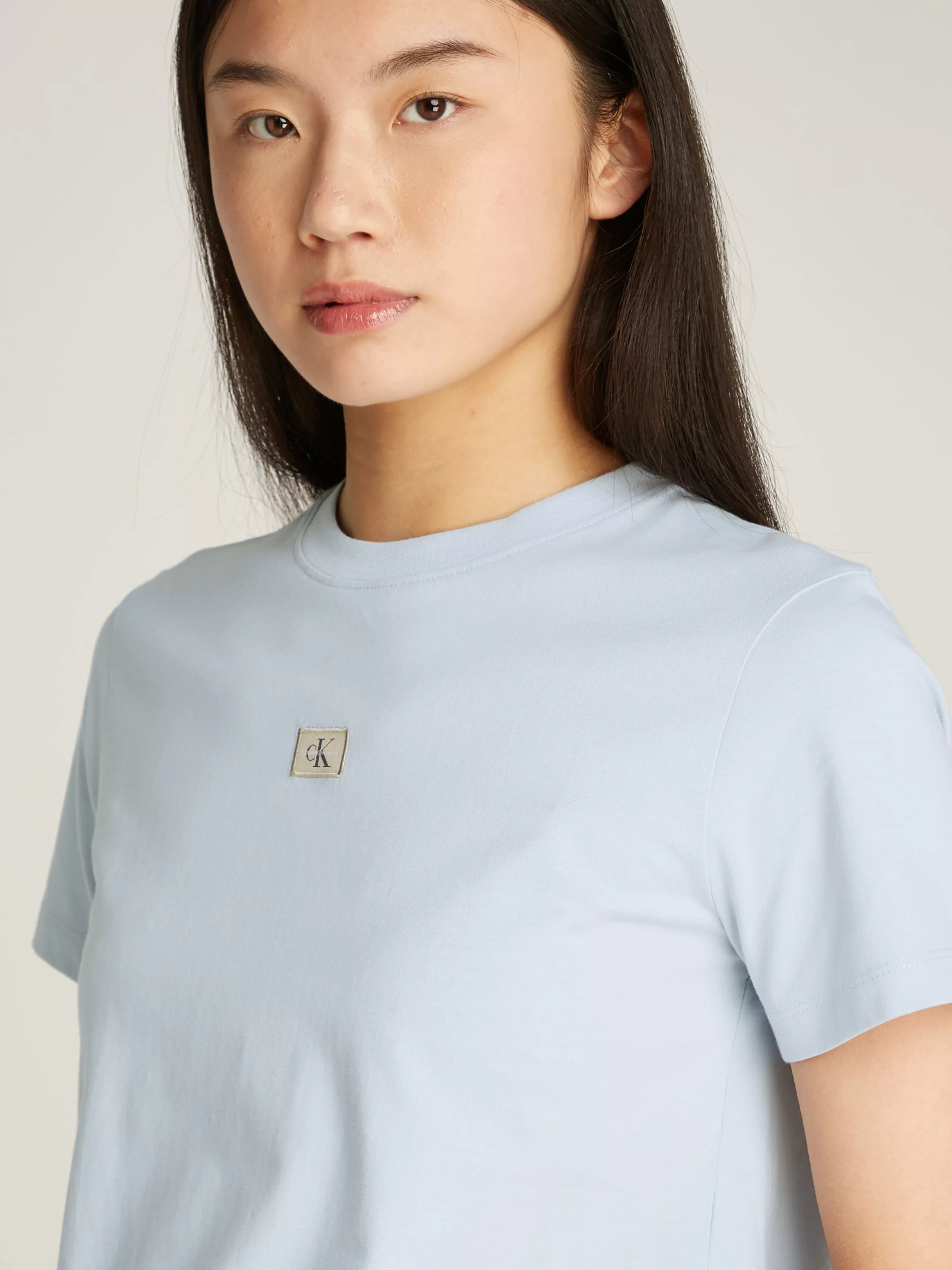 Calvin Klein Jeans T-Shirt "WOVEN LABEL REGULAR TEE", mit Logo günstig online kaufen