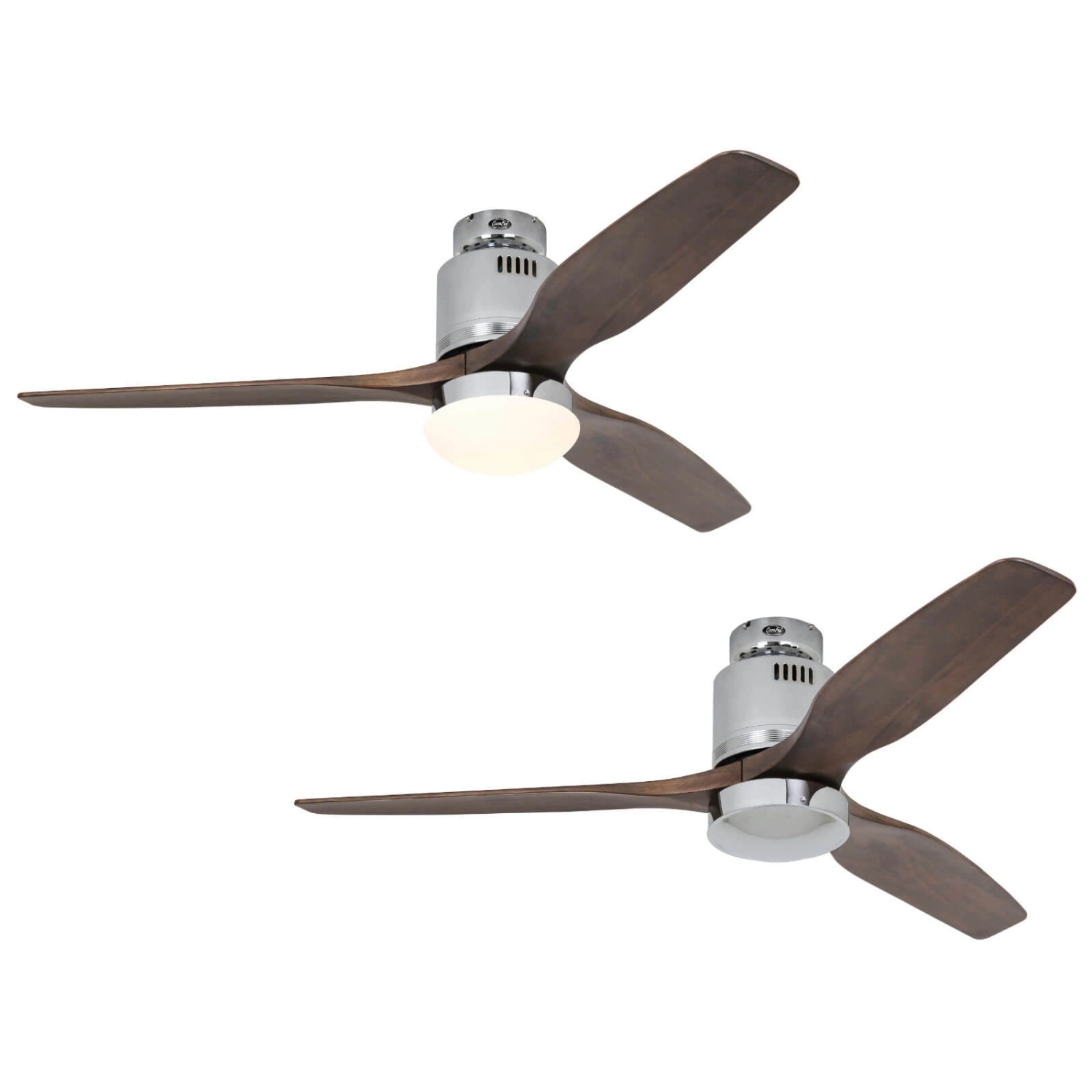 CASAFAN Energiespar Deckenventilator Aerodynamix Eco 132 cm Chrom Glänzend günstig online kaufen