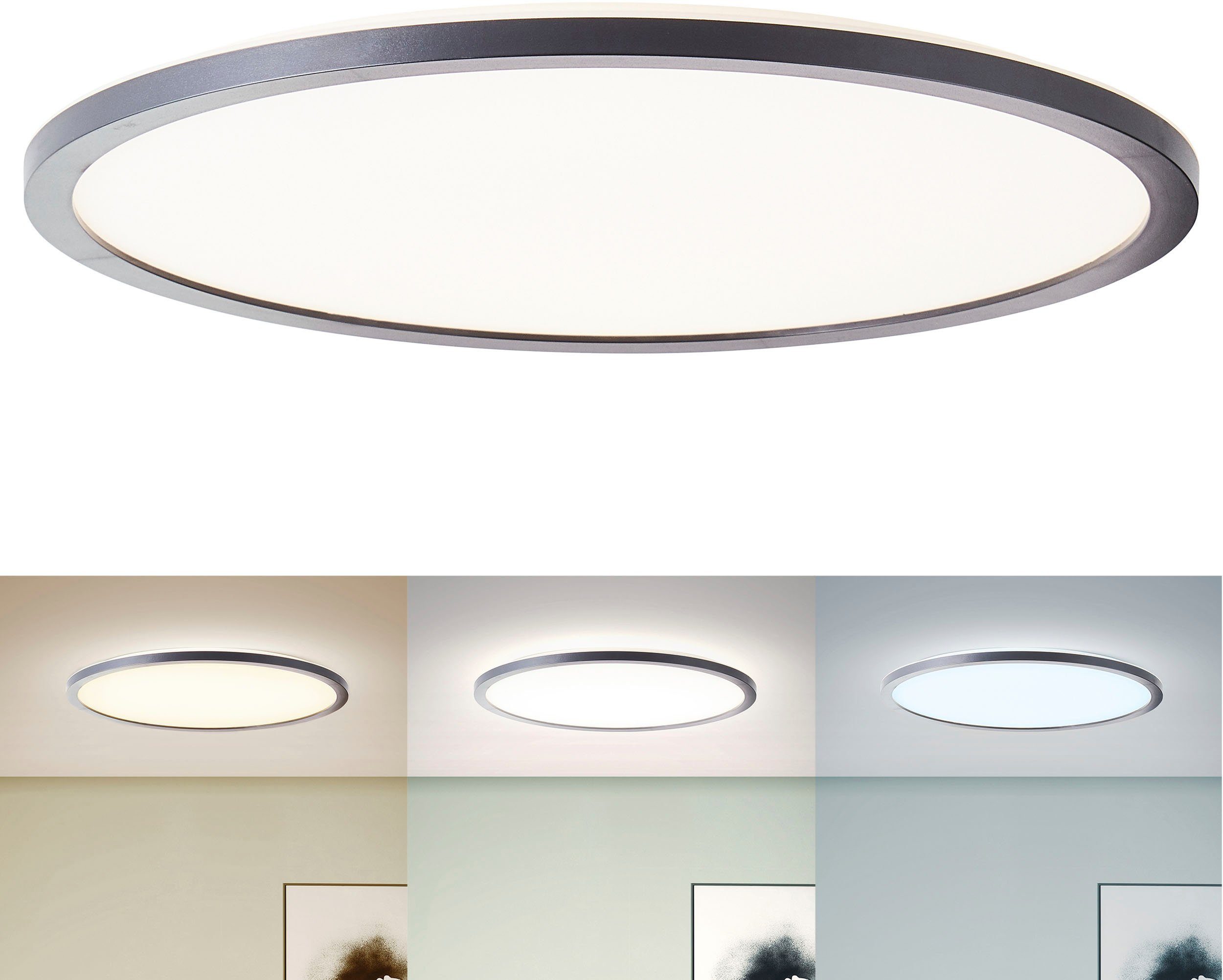 my home LED Deckenleuchte Enno, Dimmfunktion, günstig online kaufen