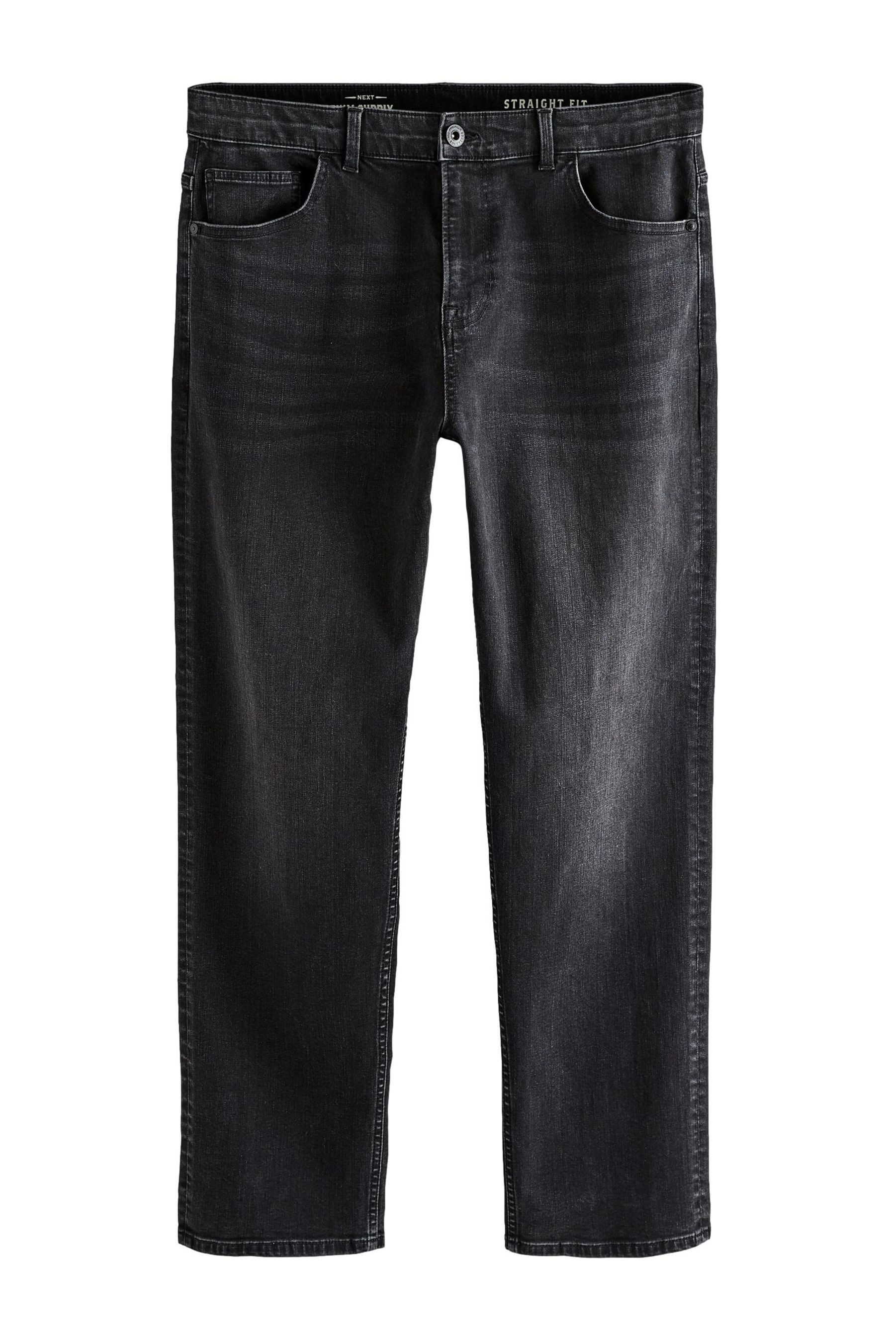 Next Straight-Jeans Straight-Fit Stretch-Jeans mit Gürtel günstig online kaufen