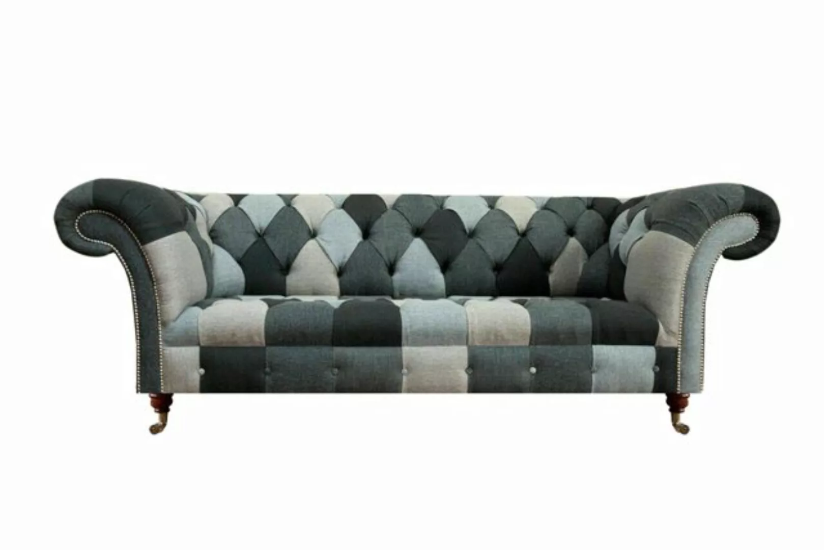 JVmoebel Chesterfield-Sofa Mehrfarbig Sofa Dreisitze Couch Polstermöbel Woh günstig online kaufen