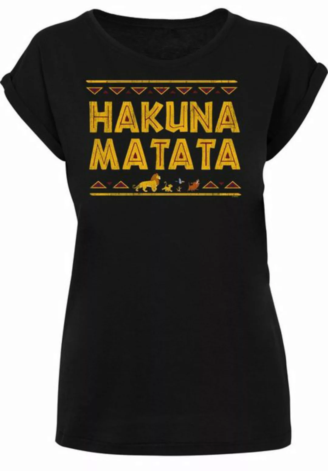 F4NT4STIC T-Shirt T-Shirt Disney König der Löwen Hakuna Matata Print günstig online kaufen